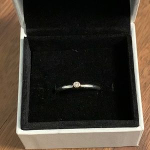 Pandora Morning Star Ring with Diamond